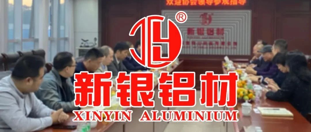 【新銀鋁材】中國有色金屬工業協會黨委副書記范順科一行到我公司調研